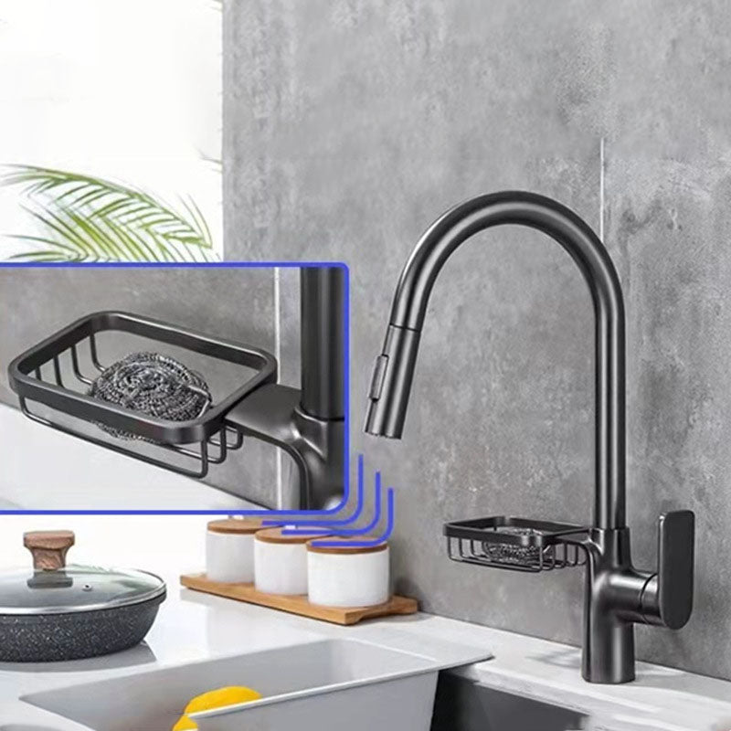 Modern 1-Handle Faucet Copper with Pull out Sprayer with Water Dispenser Faucet