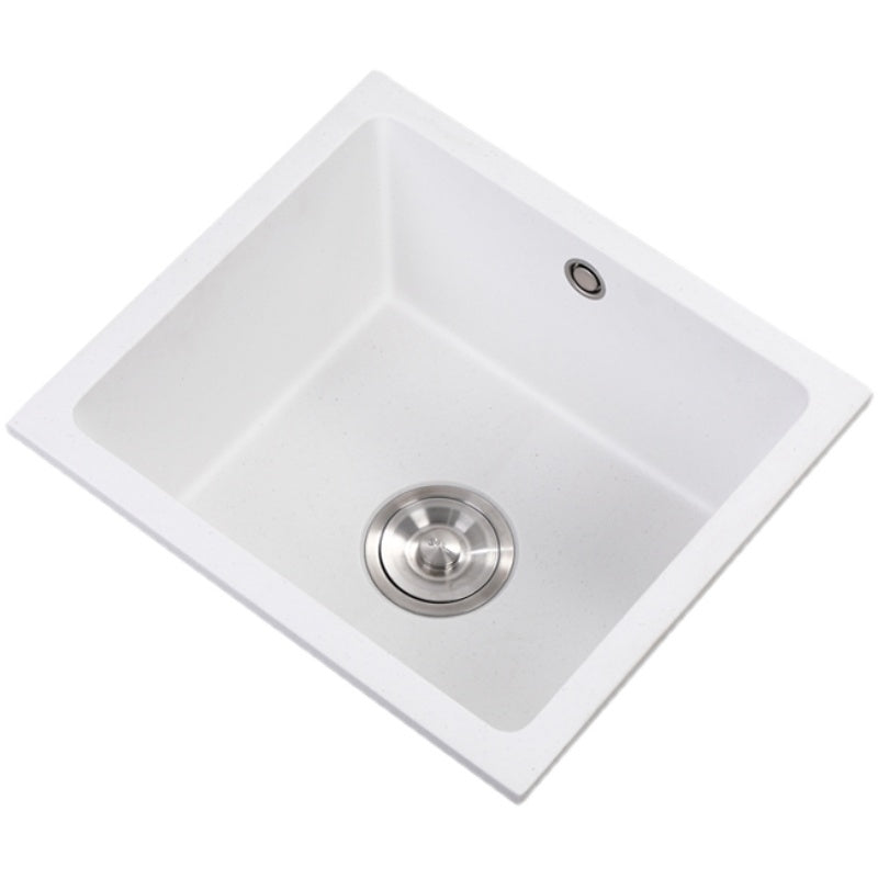 Modern Style Kitchen Sink Quartz Single Bowl Kitchen Sink with Square Shape