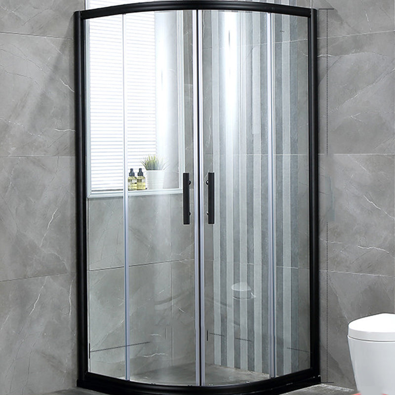 Linear Sliding Shower Enclosure Metal Semi-Frameless Shower Enclosure