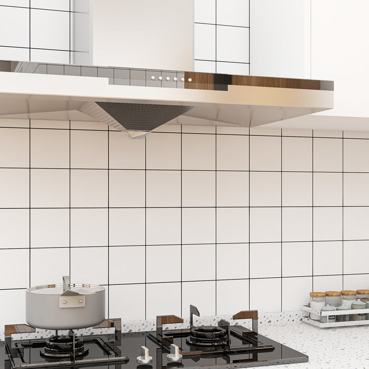 Modern Kitchen Backsplash Tile Plaid Print Peel and Stick Backsplash Tile