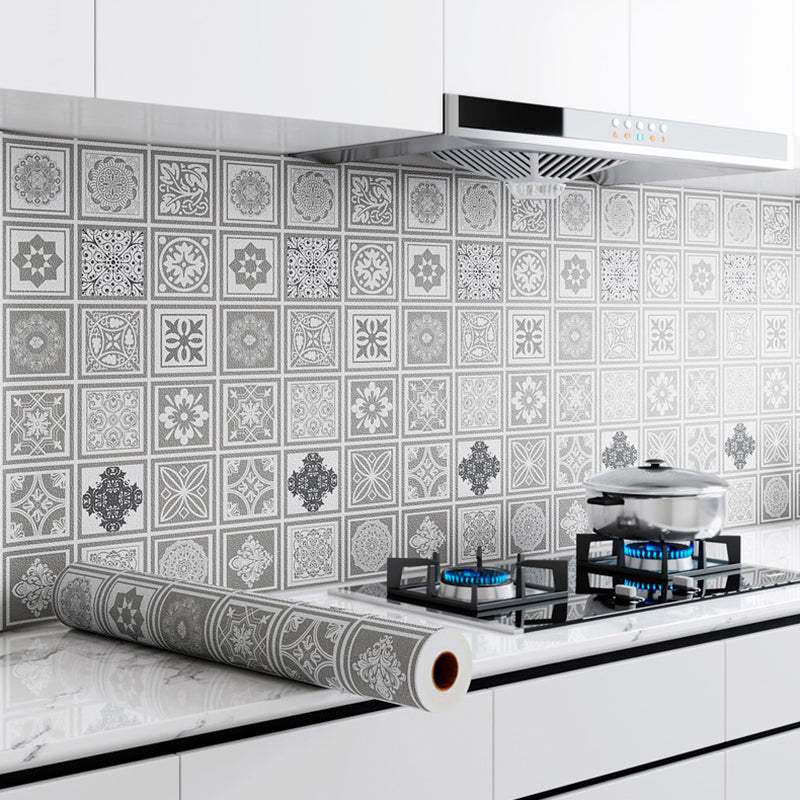 Modern Smooth Mosaic Tile Peel and Stick Wall Tile for Kitchen