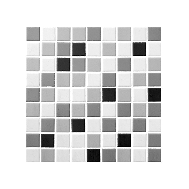 Tile-Peel & Stick Square Mosaic PVC Stain Resistant Peel and Stick Tiles for Shower 5 Pack