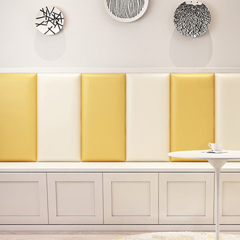 Modern Style Wainscoting Upholstered Peel and Stick Wainscoting