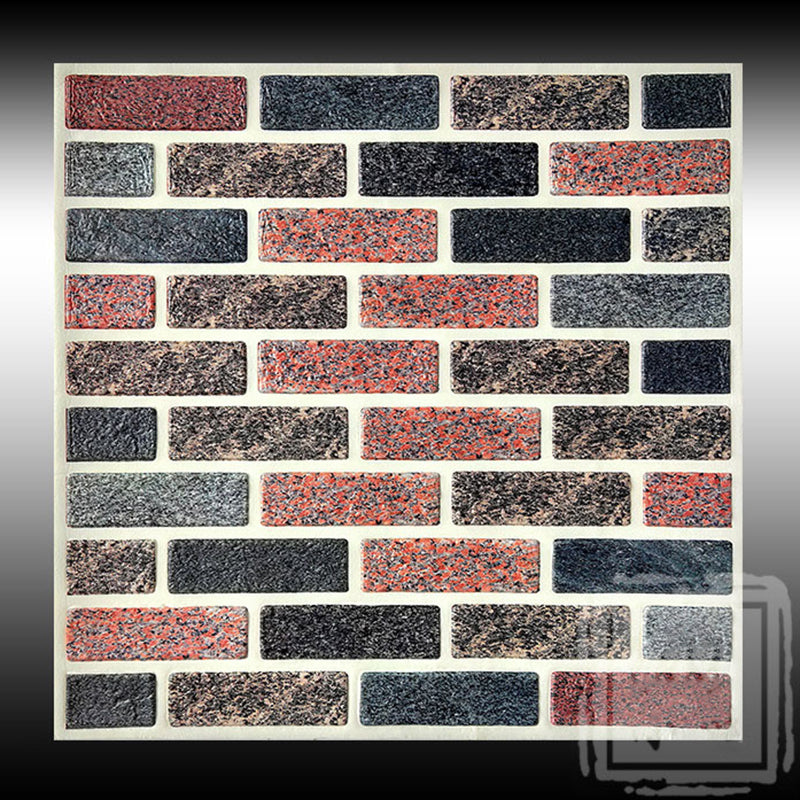 Industrial Style 3D Wall Plank Brick Wall Panels Peel Stick Installation