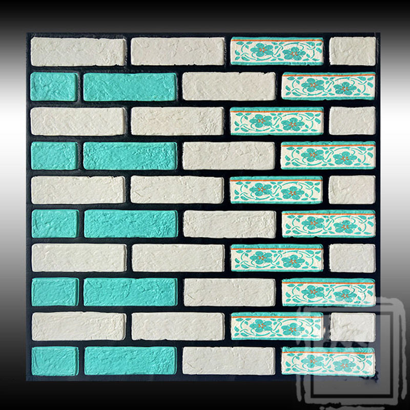 Industrial Style 3D Wall Plank Brick Wall Panels Peel Stick Installation