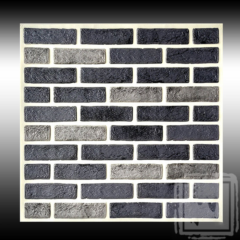 Industrial Style 3D Wall Plank Brick Wall Panels Peel Stick Installation