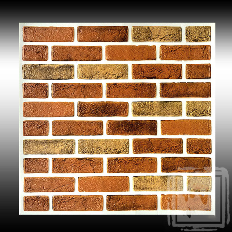 Industrial Style 3D Wall Plank Brick Wall Panels Peel Stick Installation