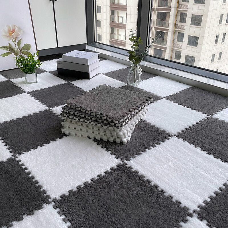 Multi-Color Level Loop Carpet Tile Non-Skid Interlocking Bedroom Carpet Tiles