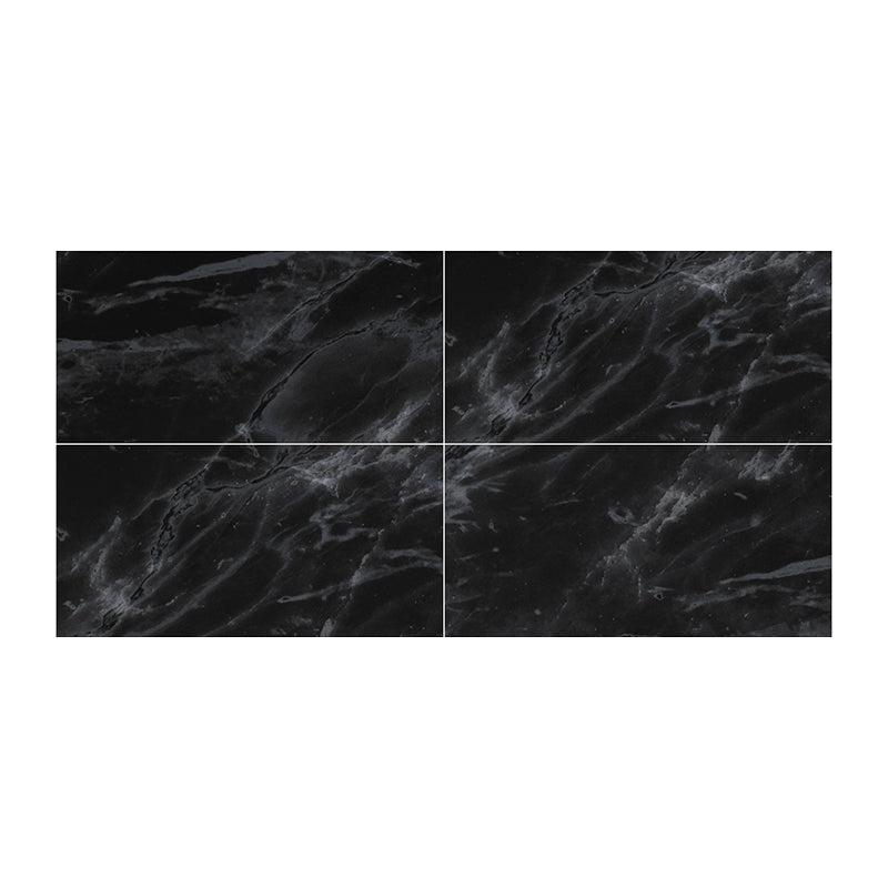 Peel and Stick Vinyl Flooring Dark Low Gloss Vinyl Flooring with Square Edge