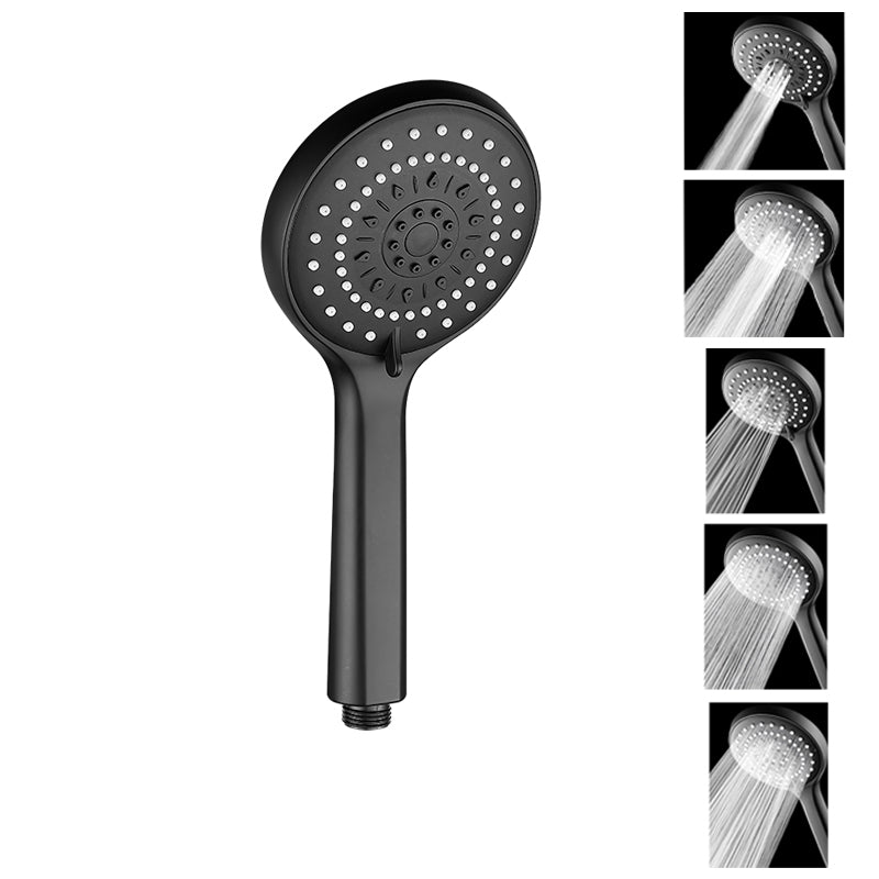 Contemporary Handheld Shower Head High Flow 5-Spray Patterns Wall-Mount Showerhead