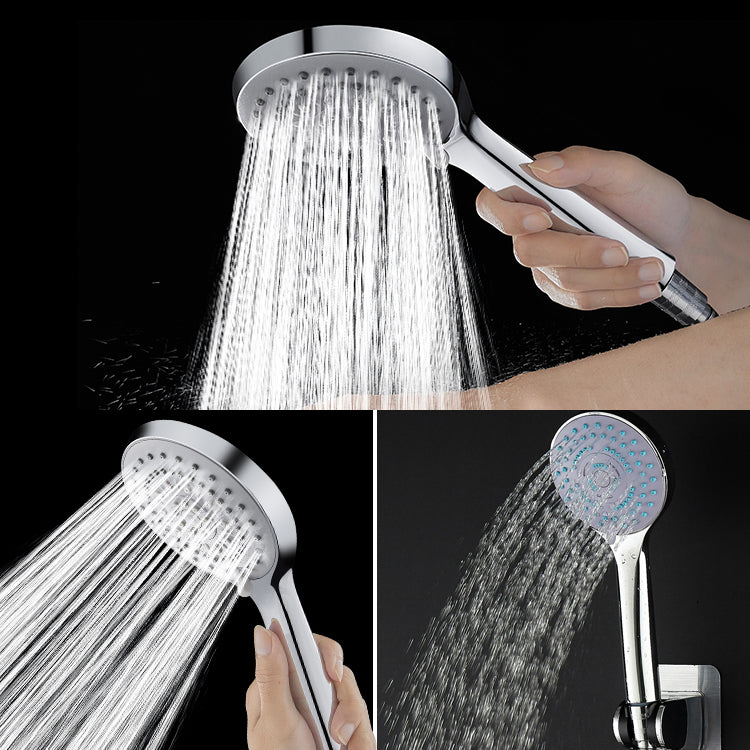 Contemporary Handheld Shower Head High Flow 5-Spray Patterns Wall-Mount Showerhead