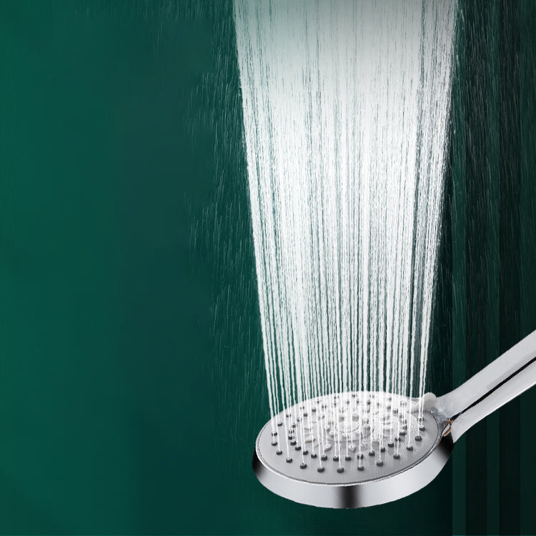 Contemporary Handheld Shower Head High Flow 5-Spray Patterns Wall-Mount Showerhead