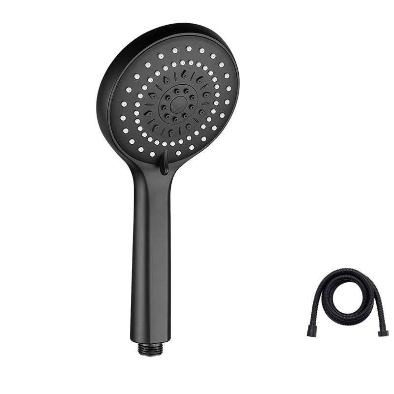 Contemporary Handheld Shower Head High Flow 5-Spray Patterns Wall-Mount Showerhead