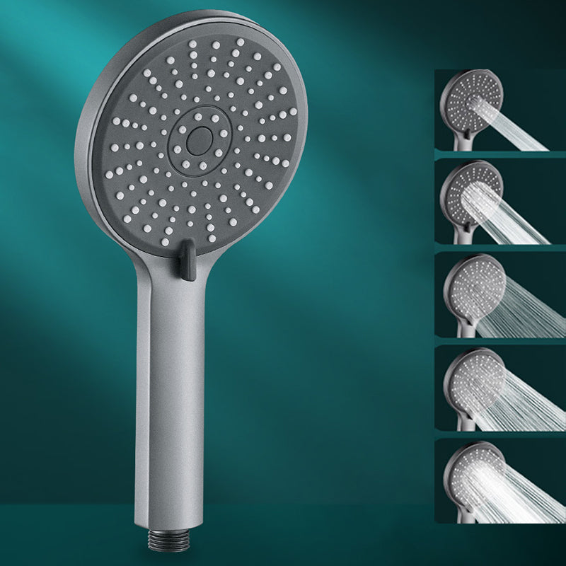 5-Spray Patterns Handheld Shower Head High Flow Wall-Mount Showerhead