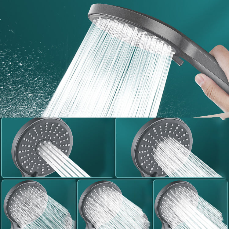 5-Spray Patterns Handheld Shower Head High Flow Wall-Mount Showerhead