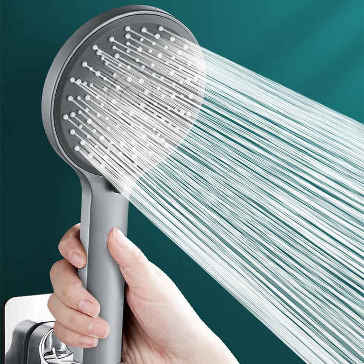 5-Spray Patterns Handheld Shower Head High Flow Wall-Mount Showerhead