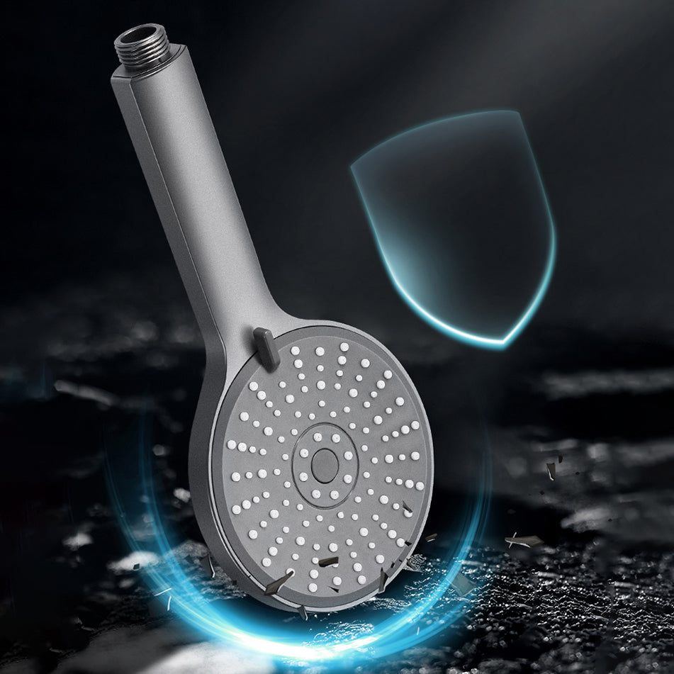 5-Spray Patterns Handheld Shower Head High Flow Wall-Mount Showerhead