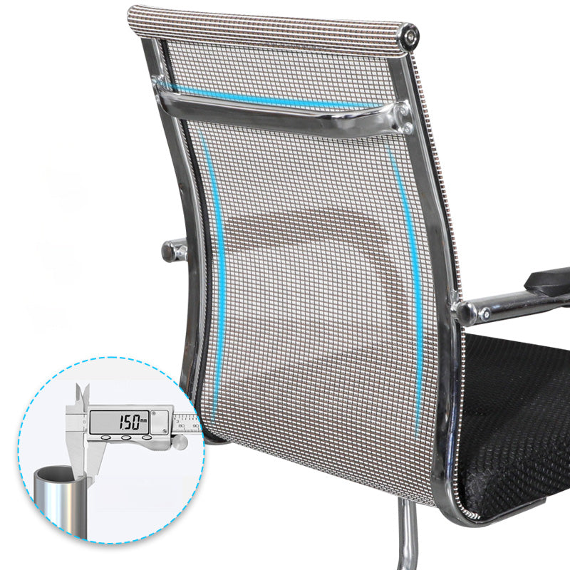 Modern Fixed Arms Office Chair Mesh-back Task Chair for Office