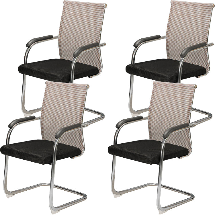 Modern Fixed Arms Office Chair Mesh-back Task Chair for Office