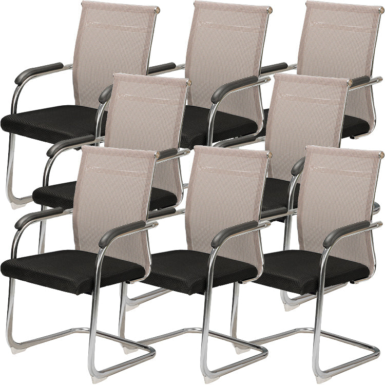 Modern Fixed Arms Office Chair Mesh-back Task Chair for Office