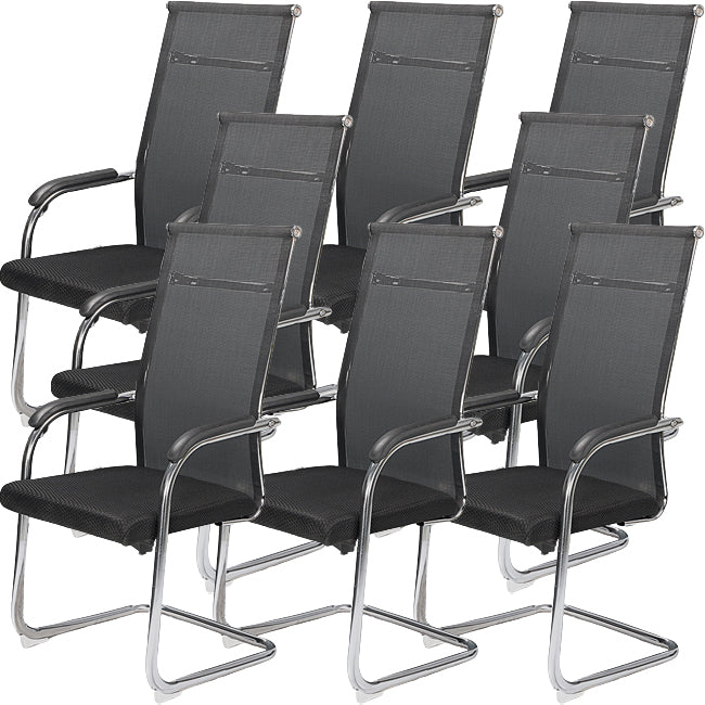 Modern Fixed Arms Office Chair Mesh-back Task Chair for Office