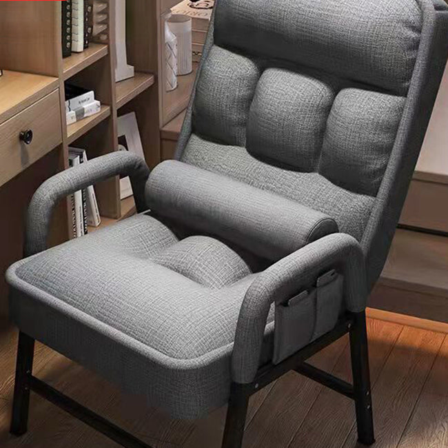 Contemporary Arm Chair Adjustable Back Height Arm Chair with Upholstered