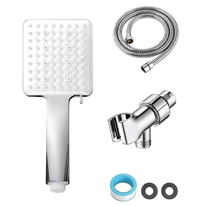 Square Modern Handheld Shower Head Leak Resistant Wall-Mount Showerhead