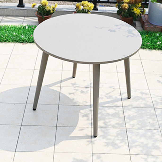 Contemporary Stone Dining Table Water Resistant Dining Table