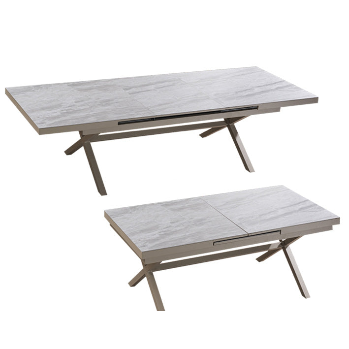 Contemporary Stone Dining Table Water Resistant Dining Table