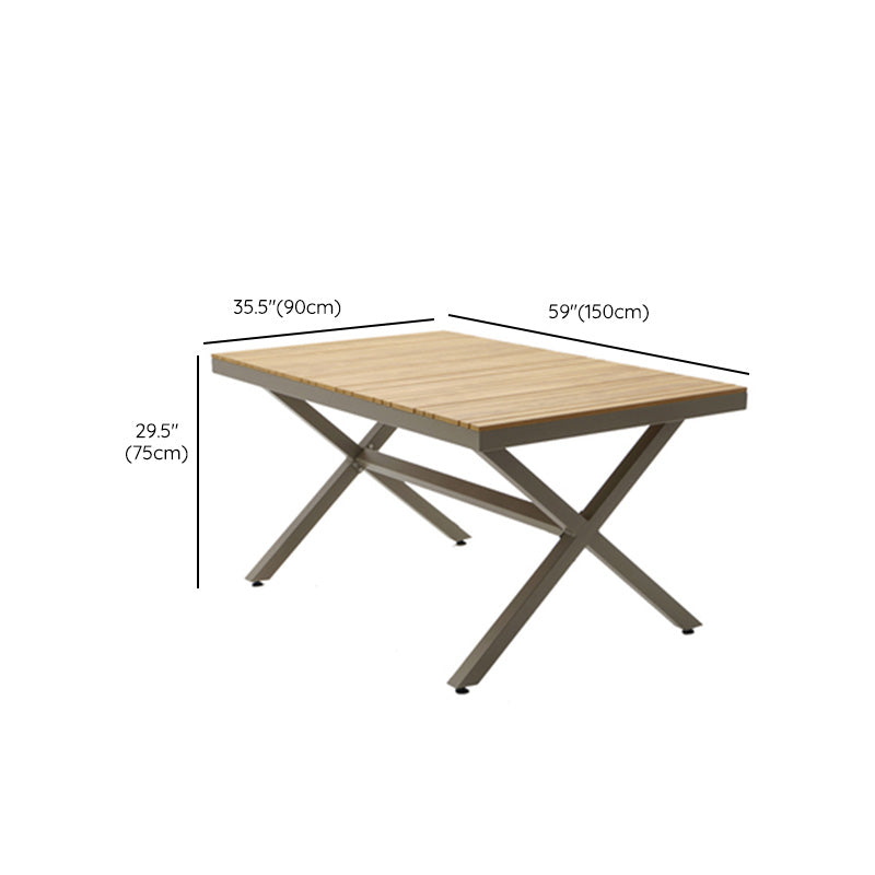 Contemporary Stone Dining Table Water Resistant Dining Table