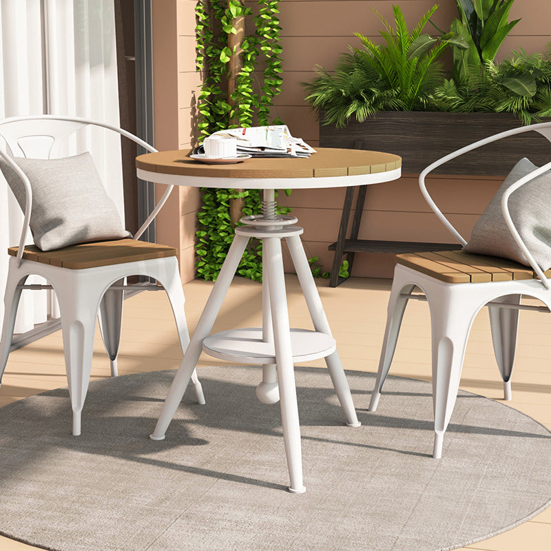 Contemporary Unfinished Round Bistro Table UV Resistant Bistro Table