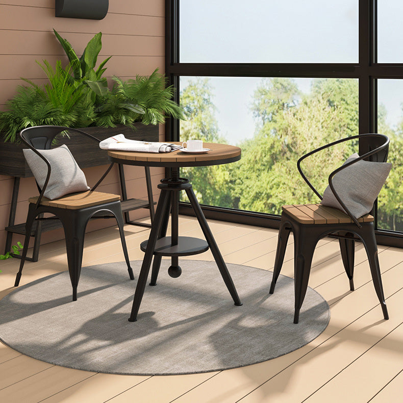 Contemporary Unfinished Round Bistro Table UV Resistant Bistro Table