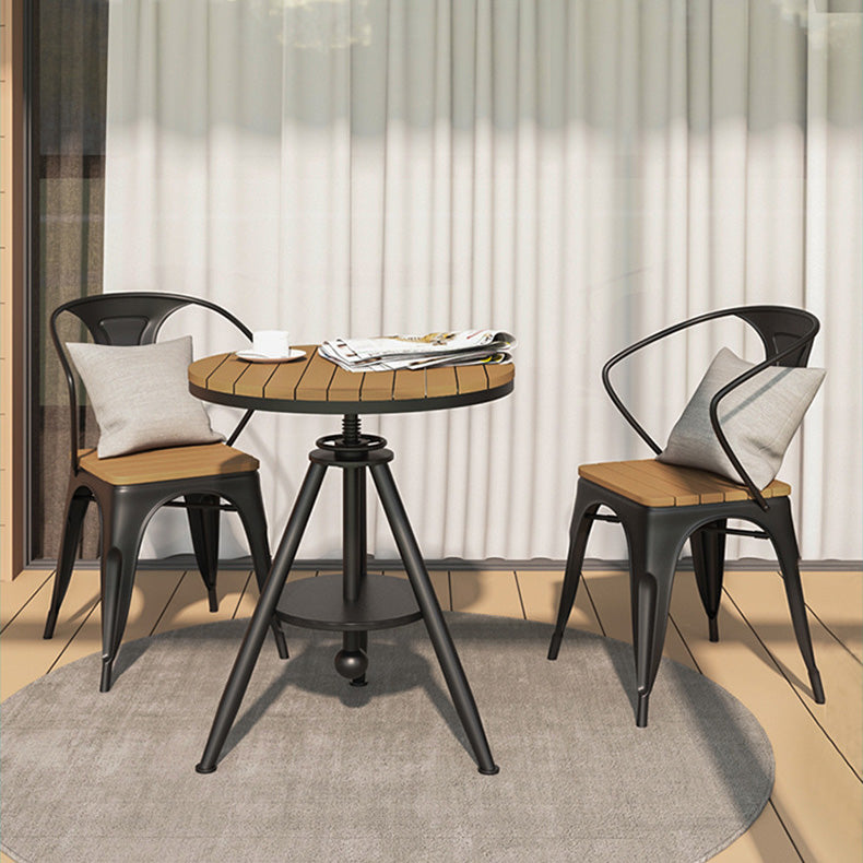 Contemporary Unfinished Round Bistro Table UV Resistant Bistro Table