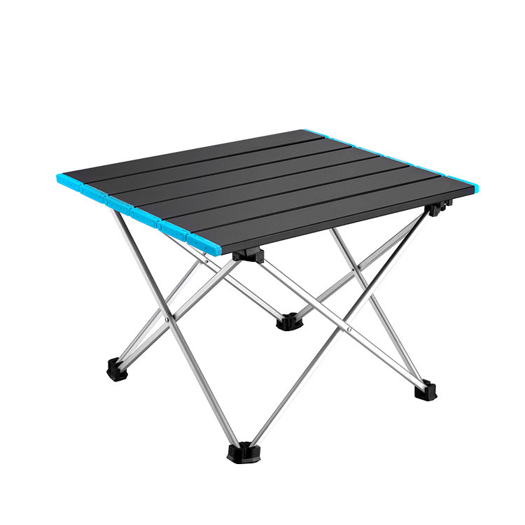 Contemporary Rectangle Metal Camping Table Scratch Resistant Camping Table