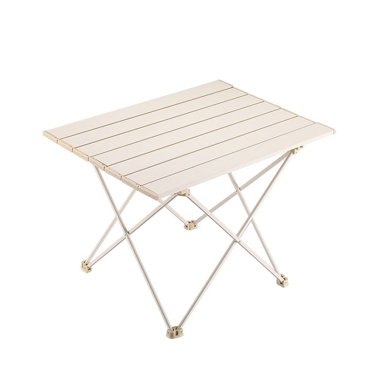 Contemporary Rectangle Metal Camping Table Scratch Resistant Camping Table