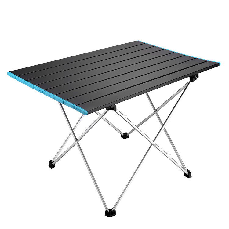 Contemporary Rectangle Metal Camping Table Scratch Resistant Camping Table