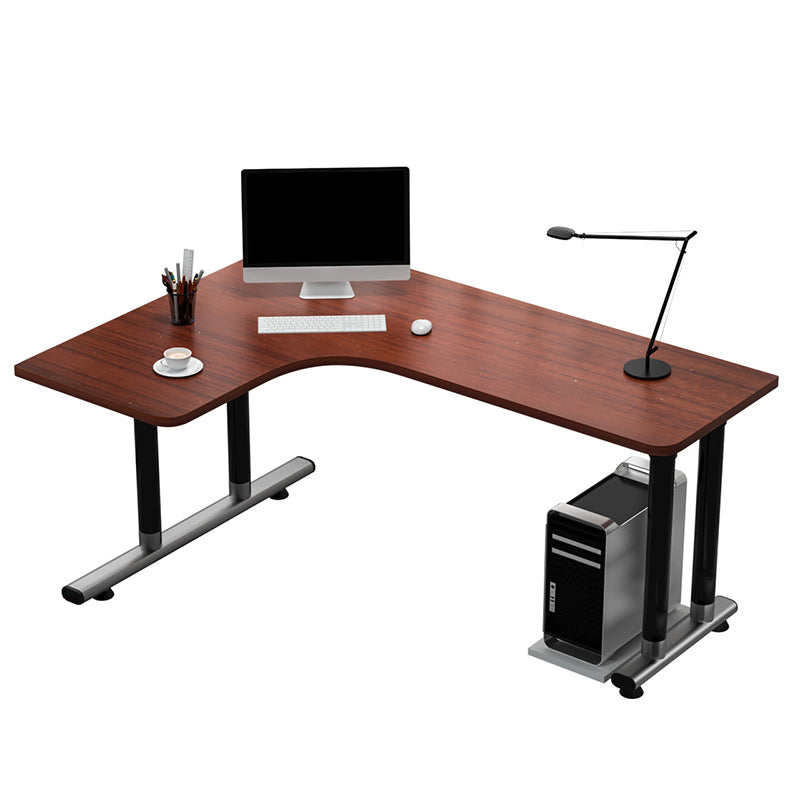 Contemporary L-Shape Office Desk Wooden Writing Desk for Office