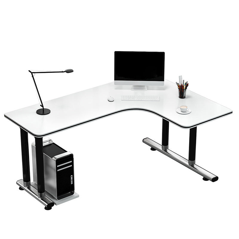 Contemporary L-Shape Office Desk Wooden Writing Desk for Office