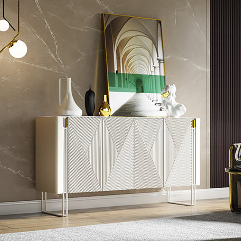 Modern and Contemporary Sideboard Stone Dining Buffet with Cabinets