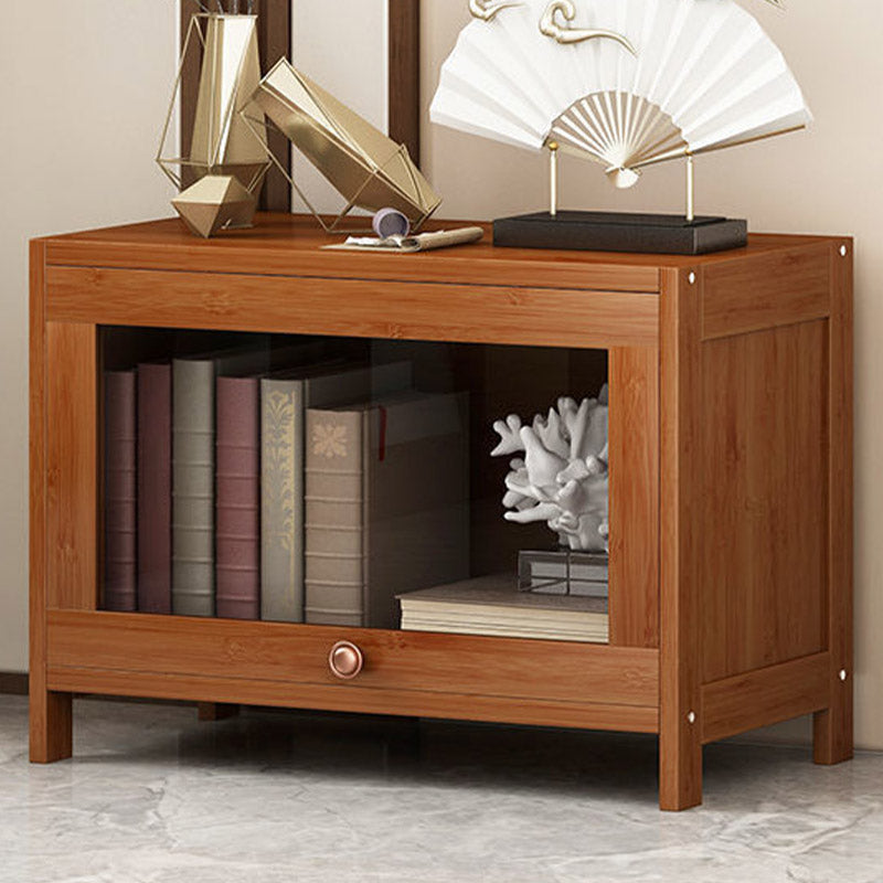 Modern Style Sideboard Brown Bamboo Sideboard for Kitchen Use