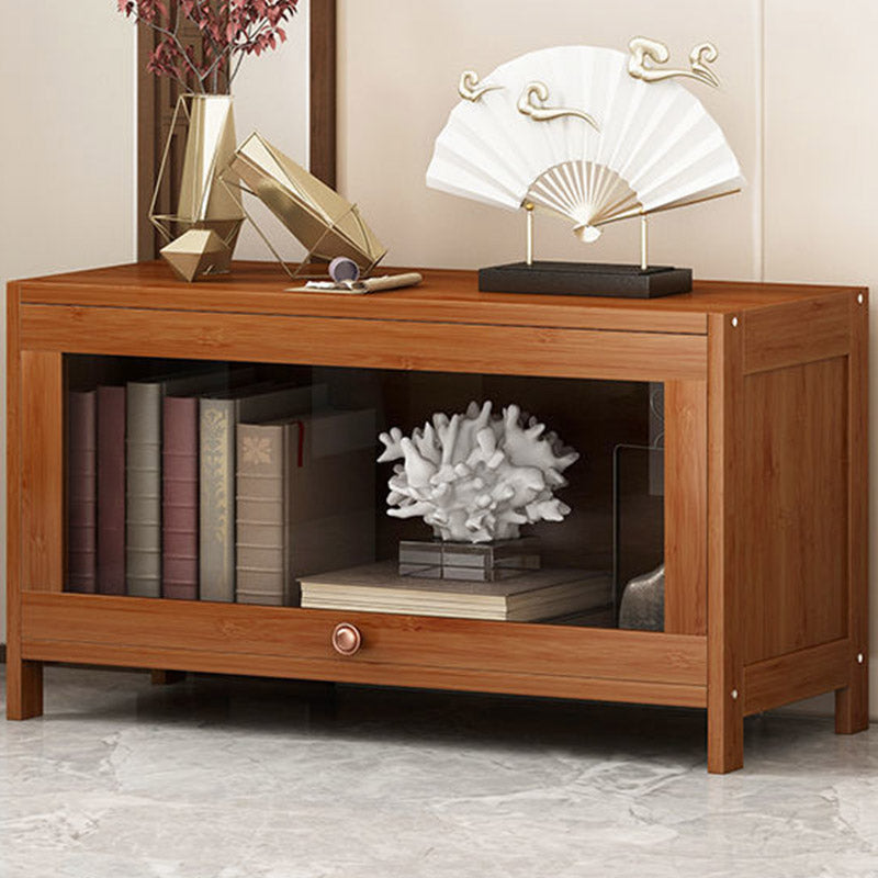 Modern Style Sideboard Brown Bamboo Sideboard for Kitchen Use