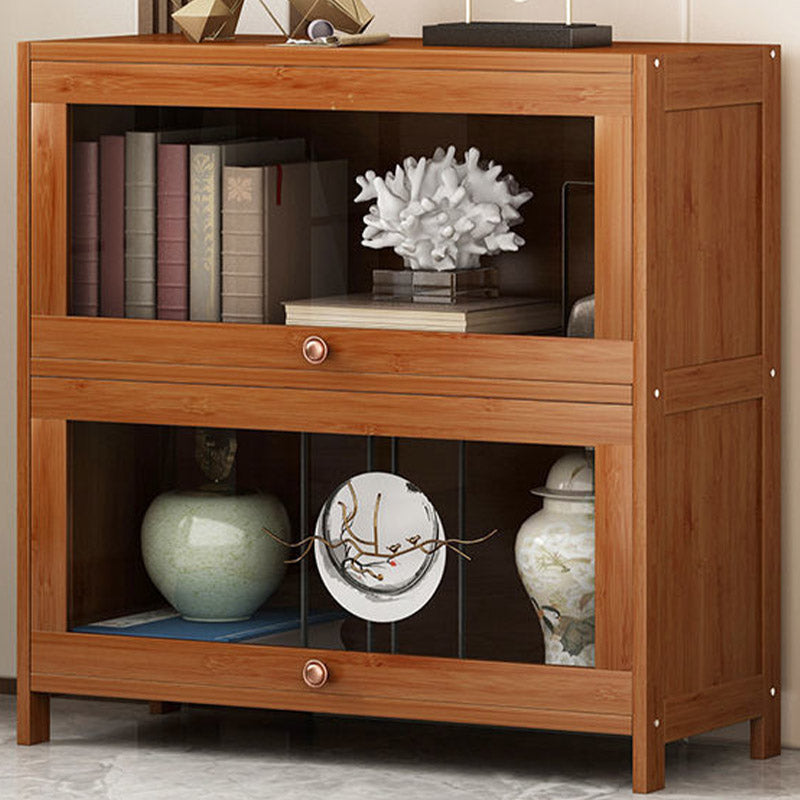 Modern Style Sideboard Brown Bamboo Sideboard for Kitchen Use