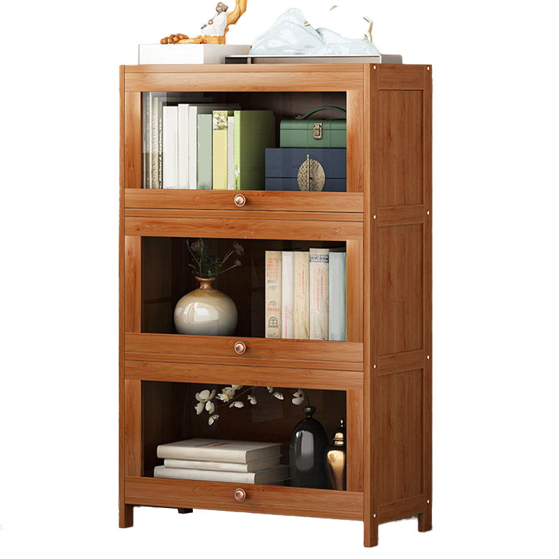 Modern Style Sideboard Brown Bamboo Sideboard for Kitchen Use