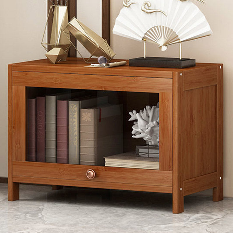 Modern Style Sideboard Brown Bamboo Sideboard for Kitchen Use