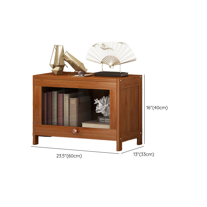 Modern Style Sideboard Brown Bamboo Sideboard for Kitchen Use