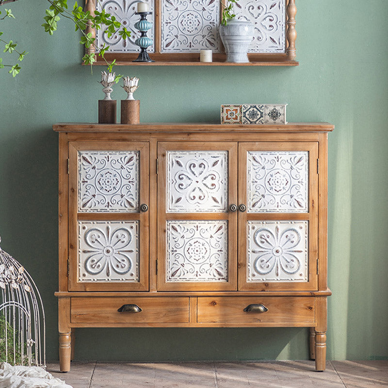 Modern Style Sideboard Solid Wood Side Board for Kitchen Use