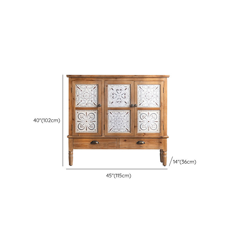 Modern Style Sideboard Solid Wood Side Board for Kitchen Use