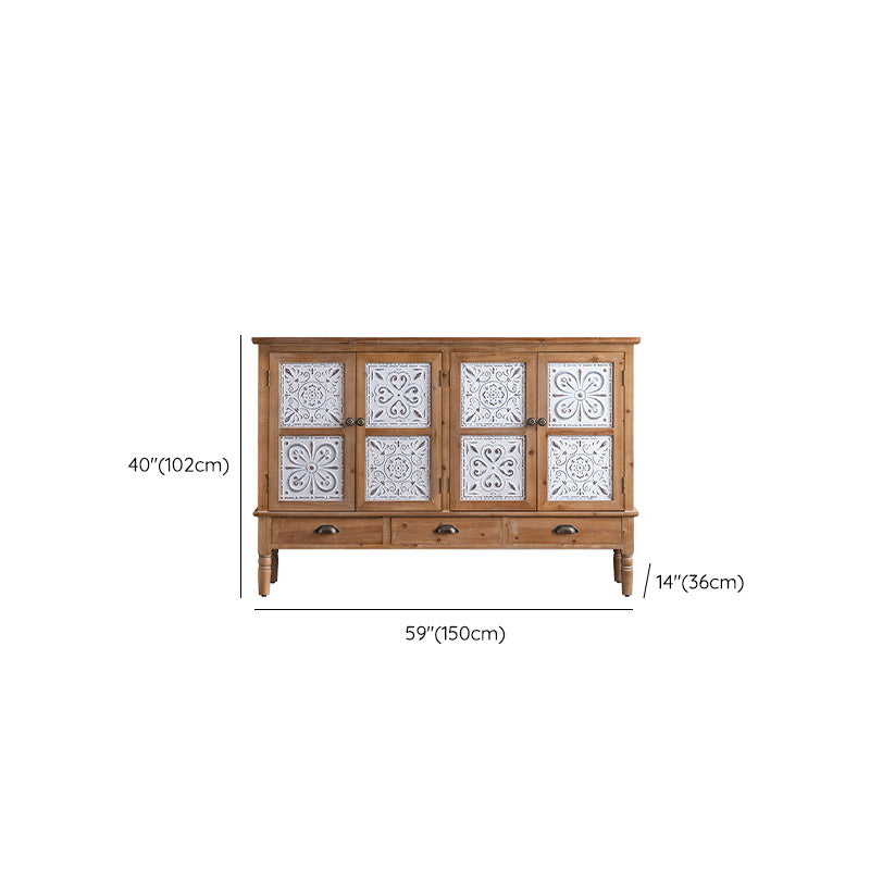 Modern Style Sideboard Solid Wood Side Board for Kitchen Use