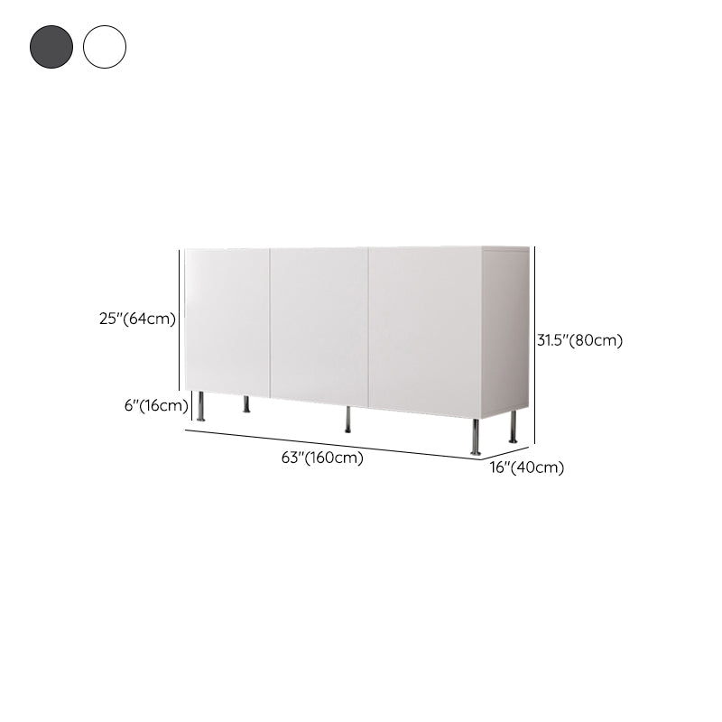 Adjustable Cabinets Sideboard Engineered Wood Sideboard for Living Room