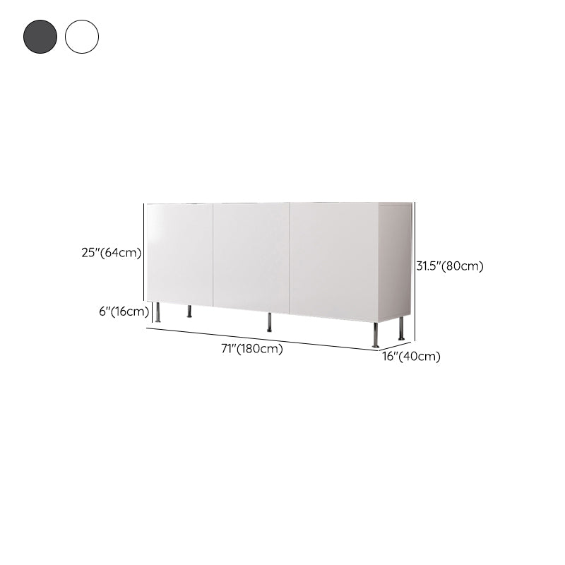 Adjustable Cabinets Sideboard Engineered Wood Sideboard for Living Room